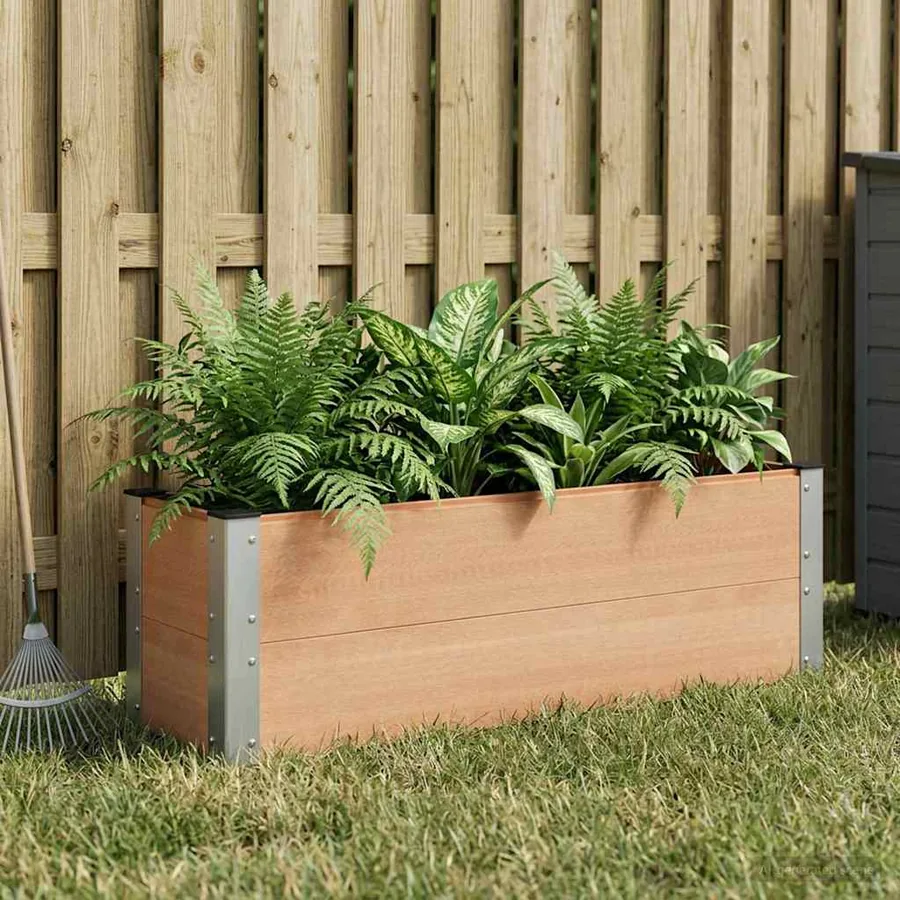Jardinière surélevée Marron 100 x 30 x 72 cm