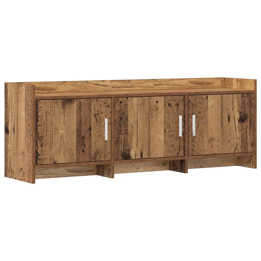 Meuble TV 130 x 33 x 47 cm Bois ancien Bois d'ingénierie - 2