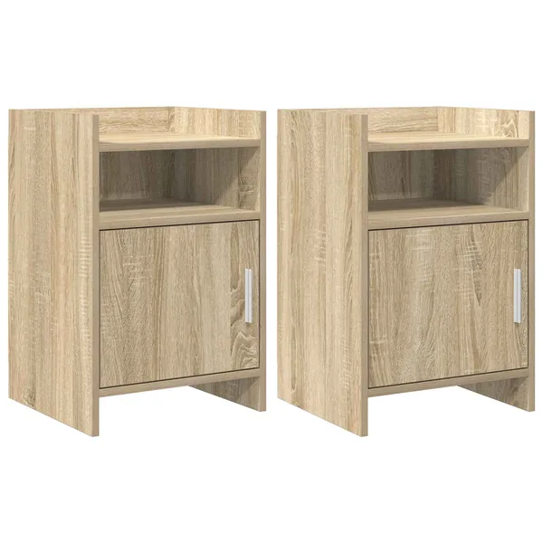 Tables de chevet 2 pcs Chêne Sonoma 40 x 36 x 60 cm