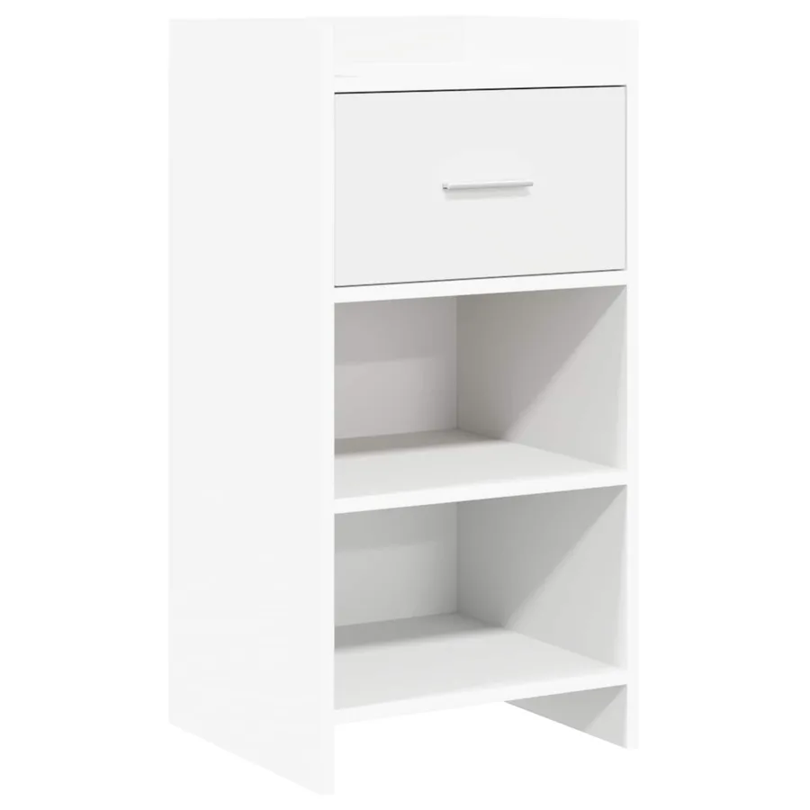 Buffet Blanc 40 x 36 x 80 cm Bois d'ingénierie - 2