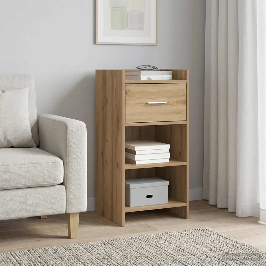 Buffet Chêne artisanal 40 x 36 x 80 cm Bois d'ingénierie