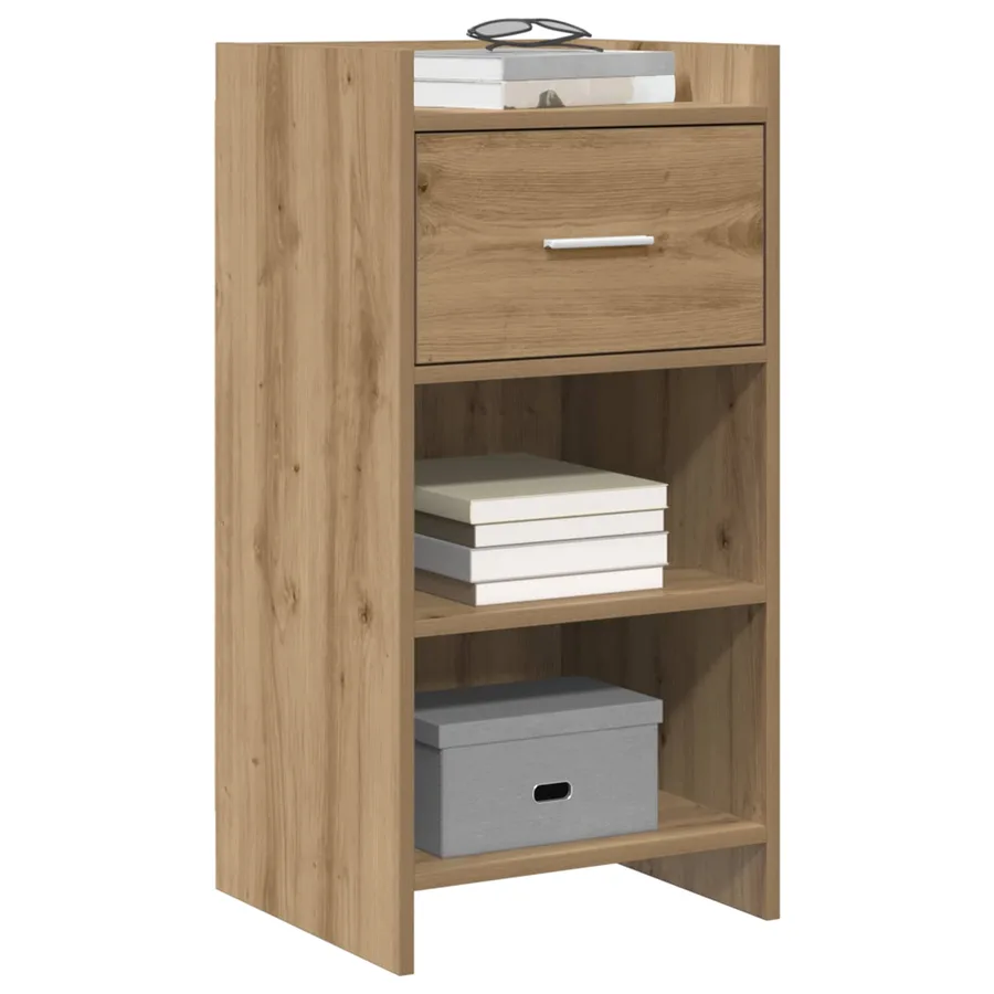 Buffet Chêne artisanal 40 x 36 x 80 cm Bois d'ingénierie - 3