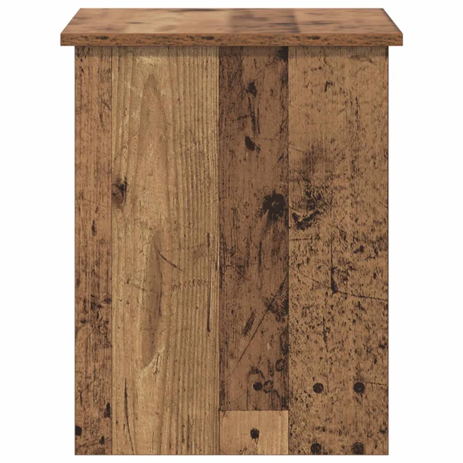 Coffre de rangement avec stockage Bois ancien 60 x 40 x 50 cm - 7