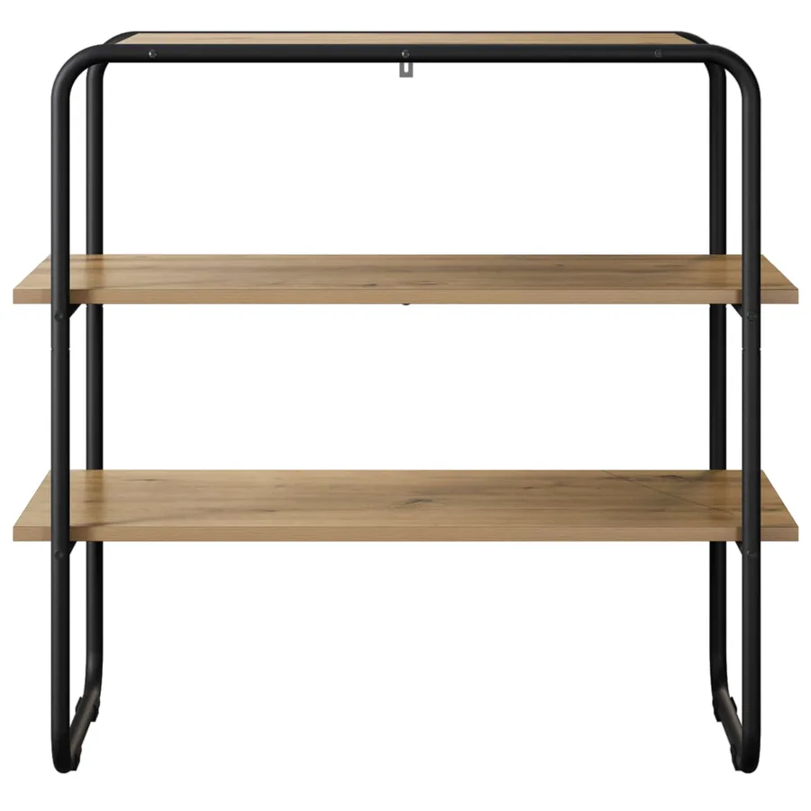 Table console Chêne artisanal 60 x 41 x 75 cm Bois d'ingénierie - 4