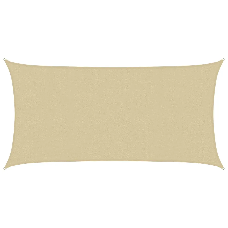 Voile d'ombre Beige 2 x 6 m HDPE