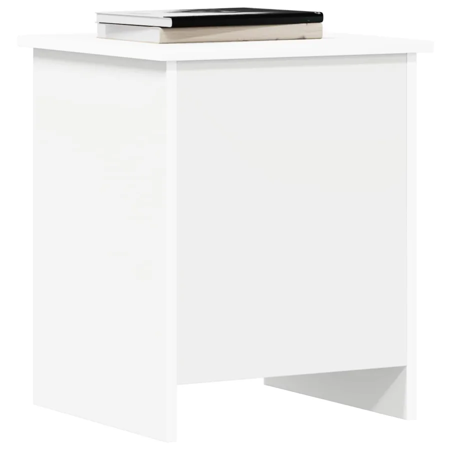 Coffre de rangement Blanc 40 x 40 x 50 cm Bois d'ingénierie - 3