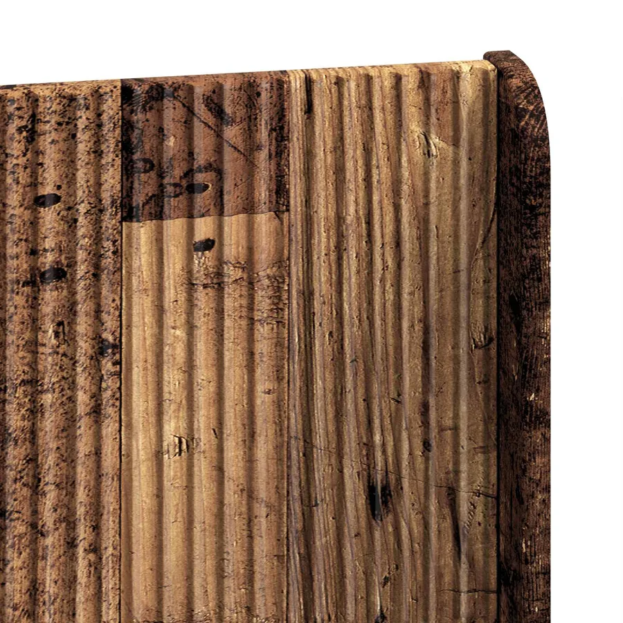Tête de lit Bois ancien Bois d'ingénierie - 7
