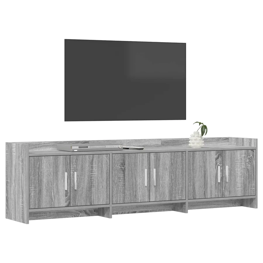 Meuble TV 168 x 33 x 47 cm Sonoma gris Bois d'ingénierie - 3