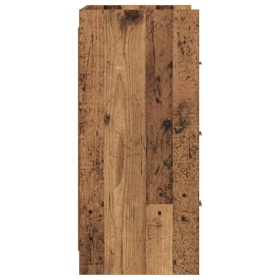 Buffet Bois ancien 75 x 33 x 80 cm Bois d'ingénierie - 6