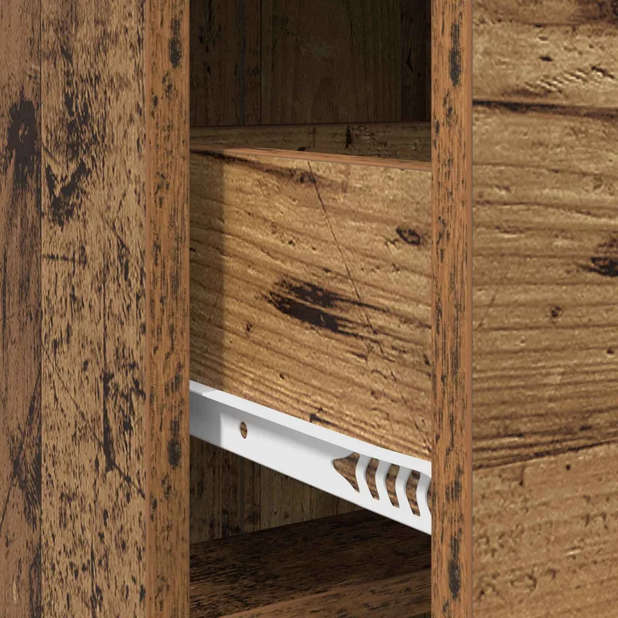 Buffet Bois ancien 75 x 33 x 80 cm Bois d'ingénierie - 8