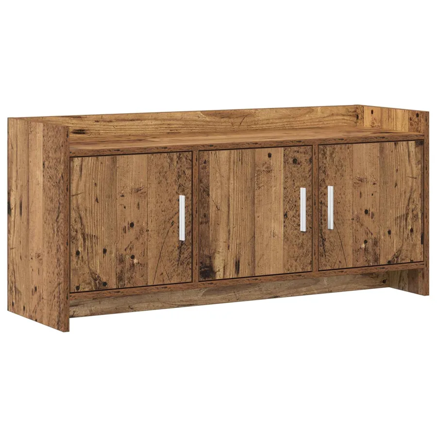 Meuble TV 102 x 33 x 47 cm Bois ancien Bois d'ingénierie - 2
