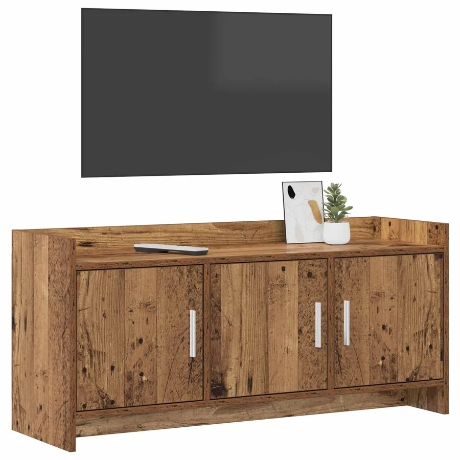 Meuble TV 102 x 33 x 47 cm Bois ancien Bois d'ingénierie - 3