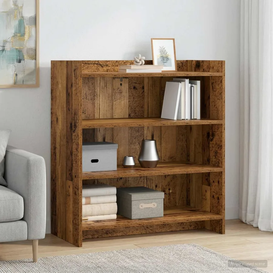 Buffet Bois ancien 75 x 36 x 80 cm Bois d'ingénierie