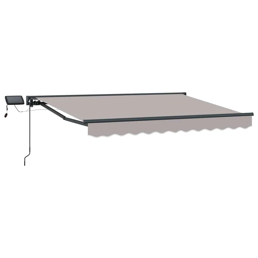 Cadre de store manuel avec LEDs 3,5 x 2 m - 2