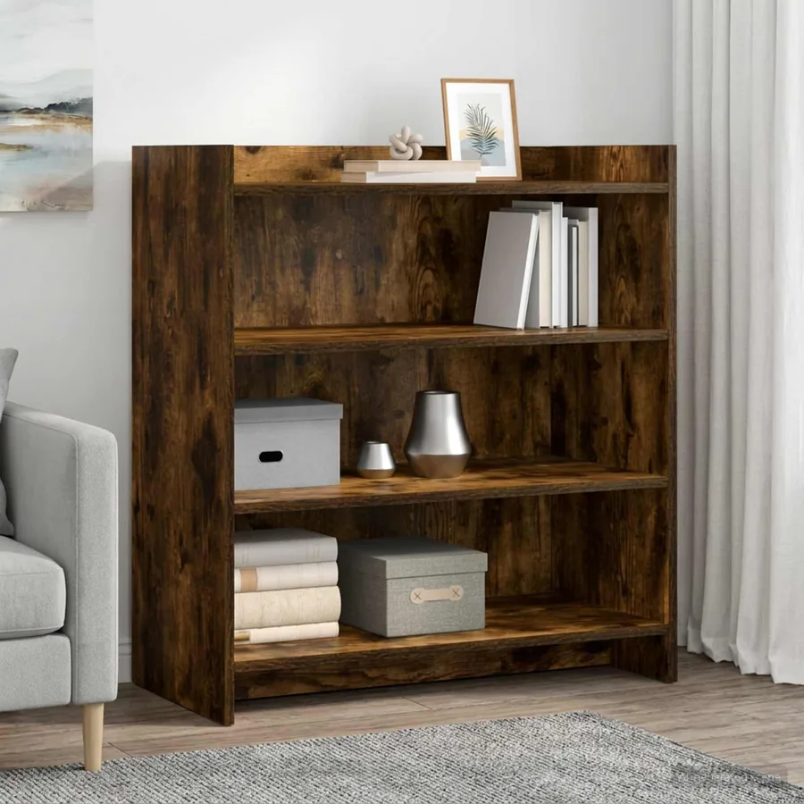 Buffet Chêne fumé 75 x 36 x 80 cm Bois d'ingénierie