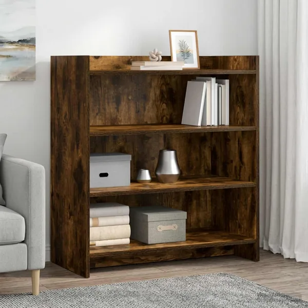 Buffet Chêne fumé 75 x 36 x 80 cm Bois d'ingénierie