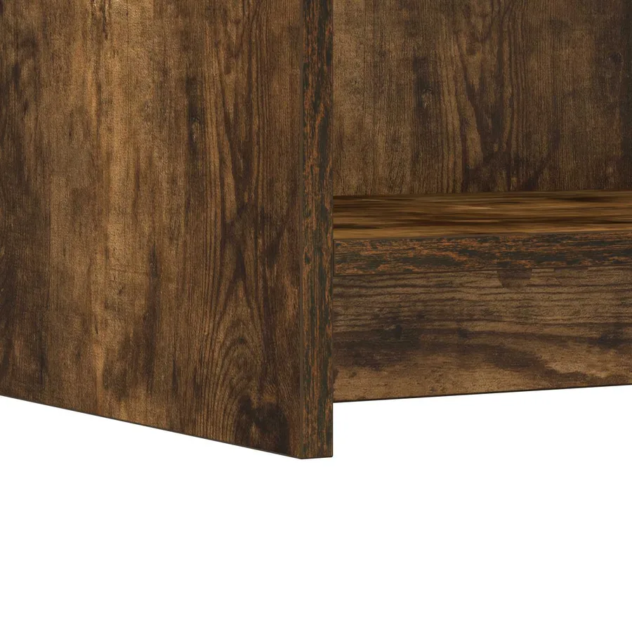 Buffet Chêne fumé 75 x 36 x 80 cm Bois d'ingénierie - 6