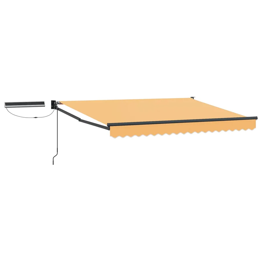 Auvent rétractable électrique Sable 100% Polyester et Aluminium - 2