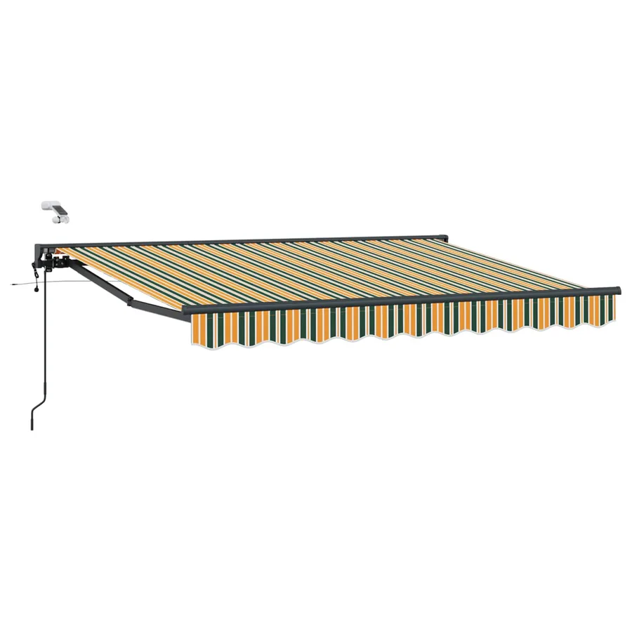 Auvent rétractable électrique Vert, Jaune, Anthracite 2,5 x 2 m - 2
