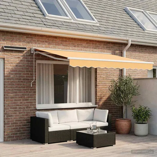Auvent rétractable électrique Sable 3 x 2 m