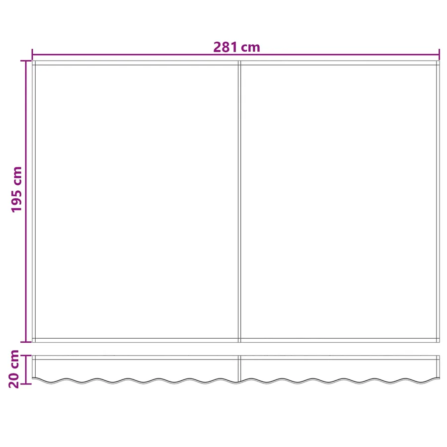 Auvent rétractable électrique Sable 3 x 2 m - 8