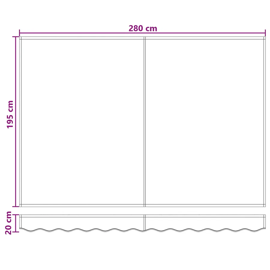 Auvent rétractable électrique Sable 3 x 2 m - 13