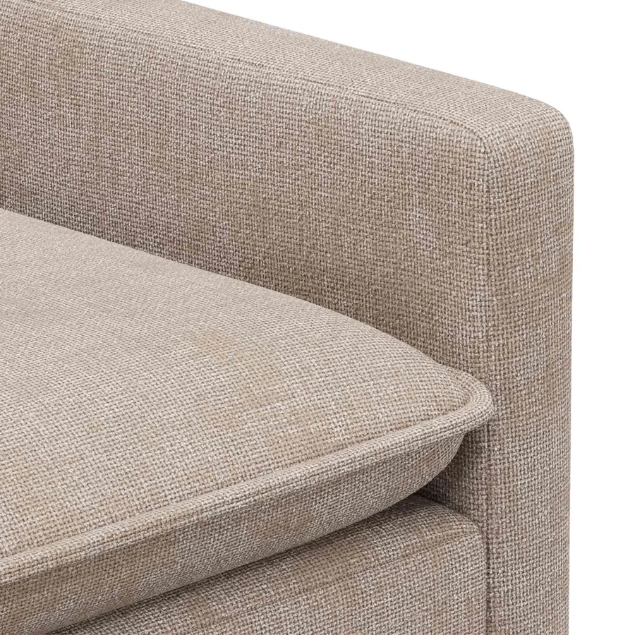 Canapé Beige 156 x 81 x 87,5 cm Polyester - 6
