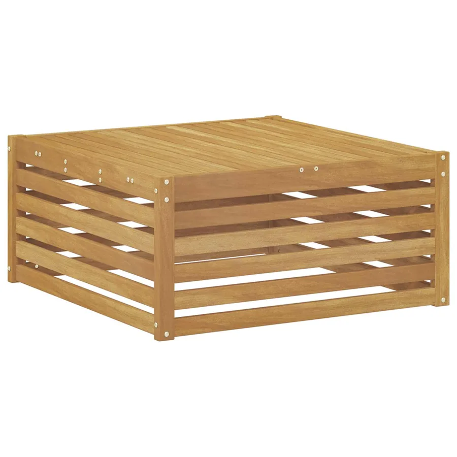 Ensemble de canapés d'extérieur 6 pc Blanc et Beige Polyester - 3
