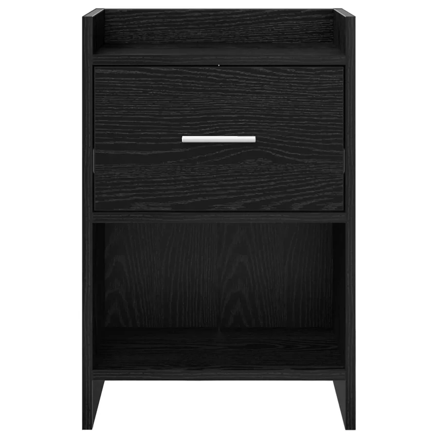 Tables de chevet Chêne noir 40 x 30 x 60 cm Bois d'ingénierie - 4