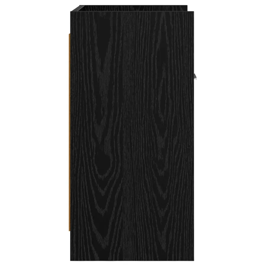 Tables de chevet Chêne noir 40 x 30 x 60 cm Bois d'ingénierie - 5