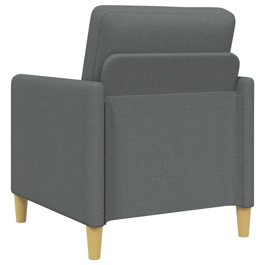 Sofa avec rangement Gris foncé 72 x 78 x 87 cm Polyester - 6