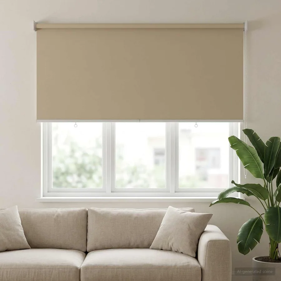 Store roulant extérieur protection UV Beige Polyester - 3