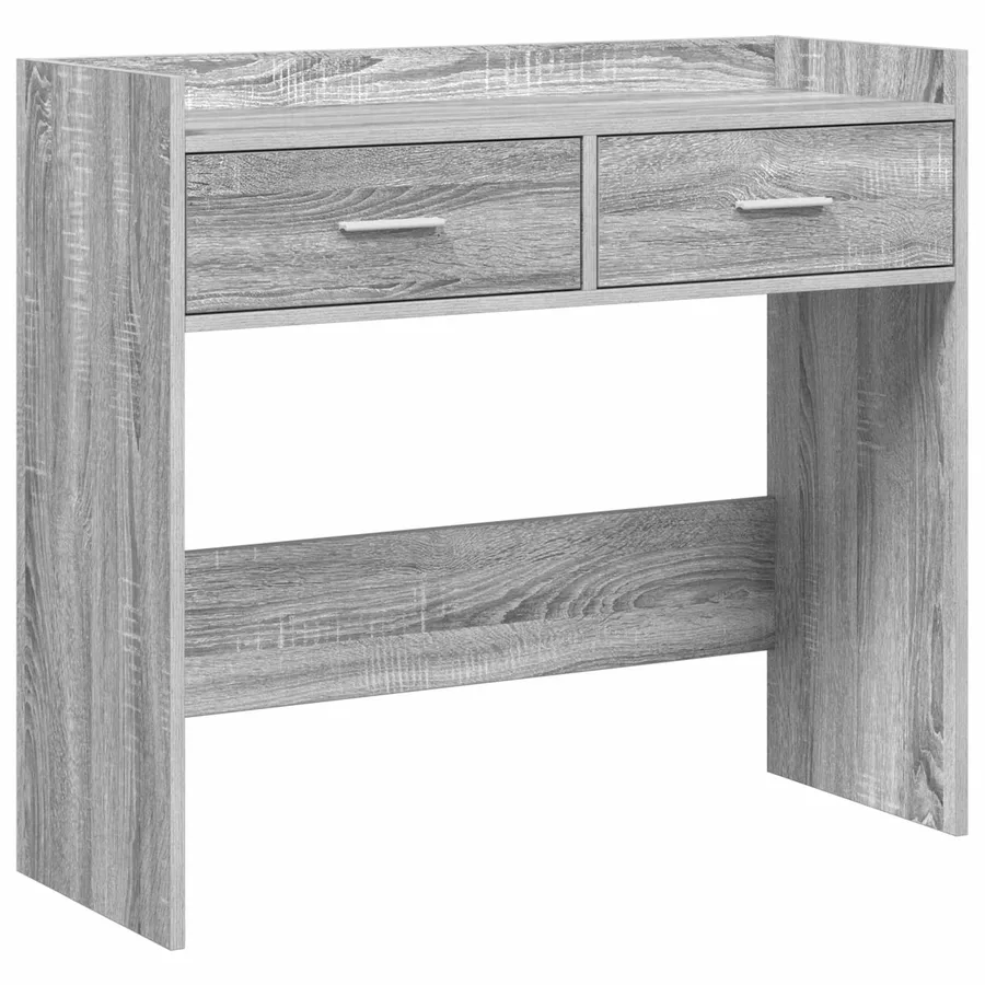 Table console Sonoma gris 90 x 35 x 80 cm Bois d'ingénierie - 2