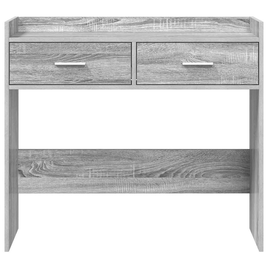 Table console Sonoma gris 90 x 35 x 80 cm Bois d'ingénierie - 5