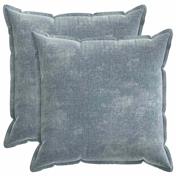 Housse de coussin 2 pcs HOUTEN Bleu clair 80 x 80 cm
