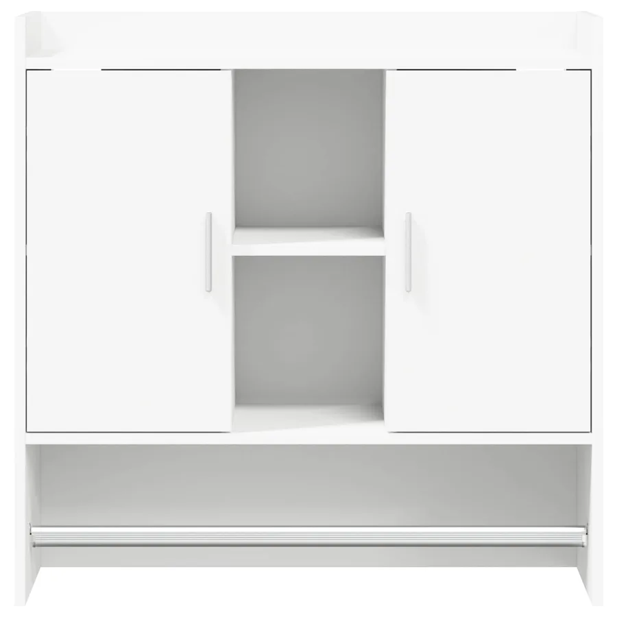 Étagère Murale Montage mural Blanc 80 x 36 x 80 cm - 5