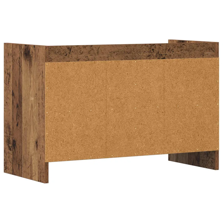 Meuble TV 71,5 x 33 x 47 cm Bois ancien Bois d'ingénierie - 7