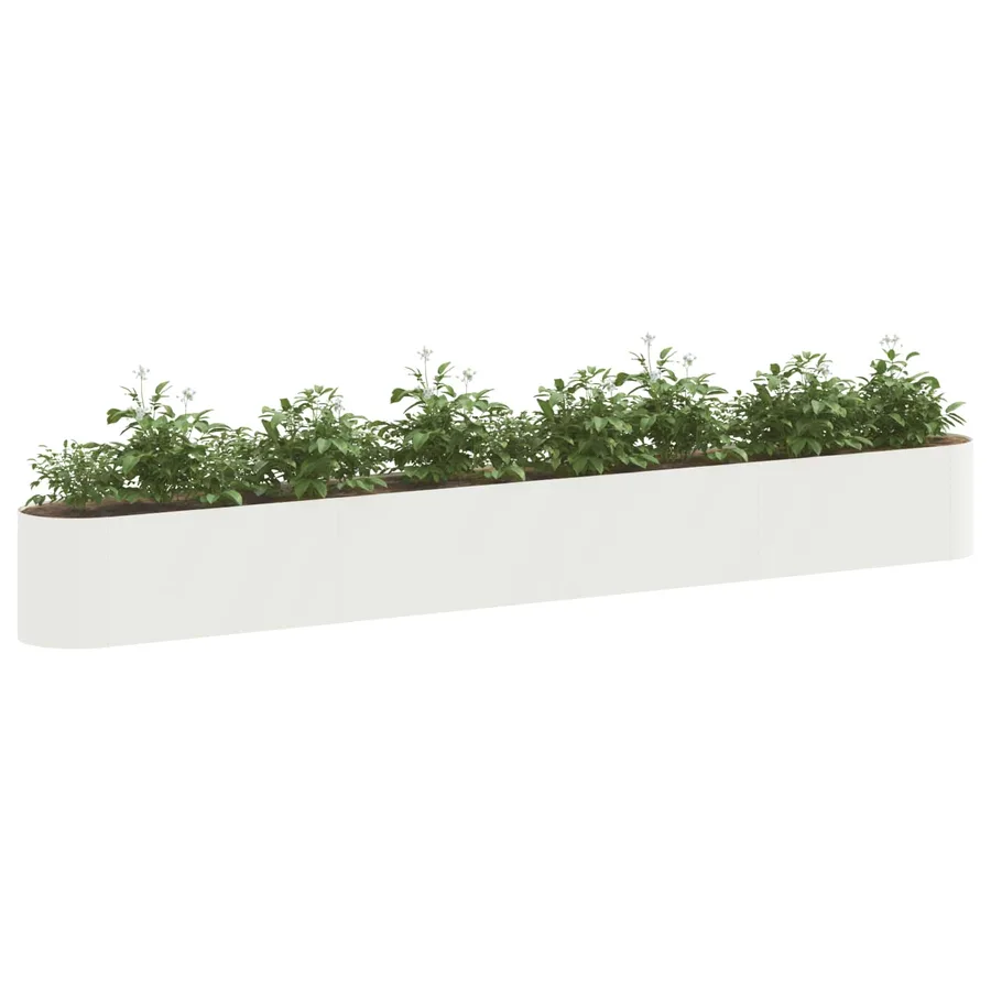 Jardin surélevé Blanc 360 x 40 x 40 cm - 3