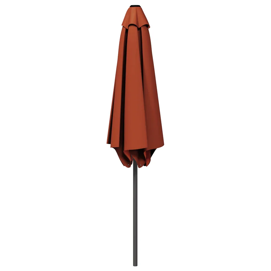 Parasol de jardin 230 x 230 cm Polyester Rectangulaire - 3