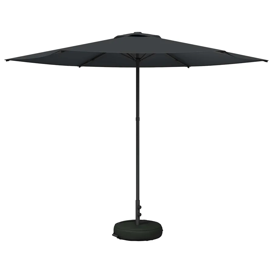 Parasol de jardin avec base 300 x 300 cm Polyester - 2