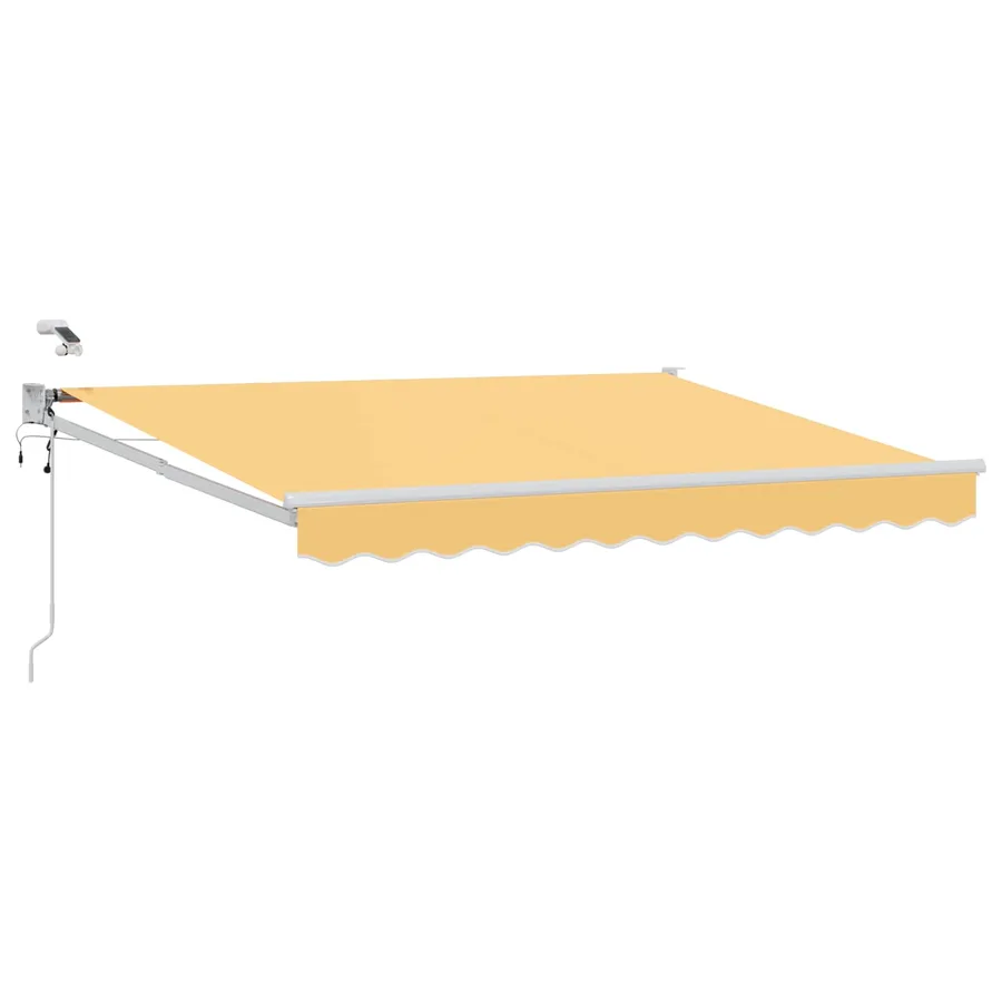Auvent rétractable électrique Sable 100% Polyester et Aluminium - 2