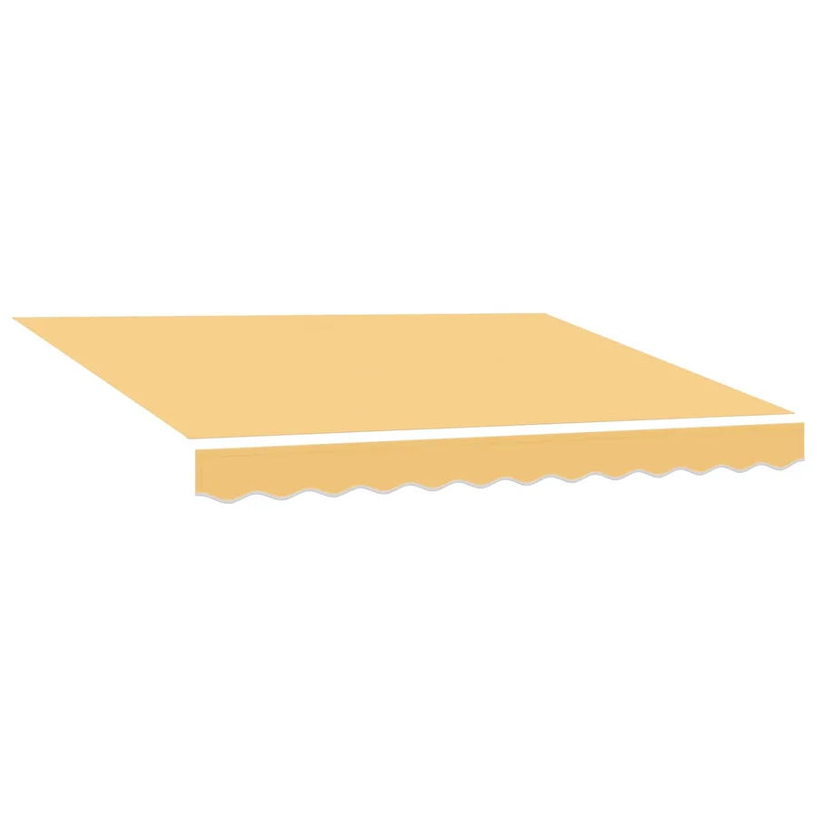Auvent rétractable Sable 4 × 3 m Polyester et métal - 3