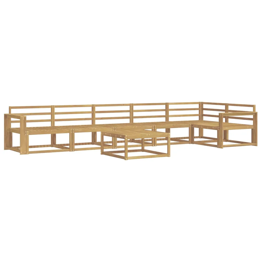 Ensemble de canapés d'extérieur 7 pcs Blanc 79 x 79 x 37 cm - 2