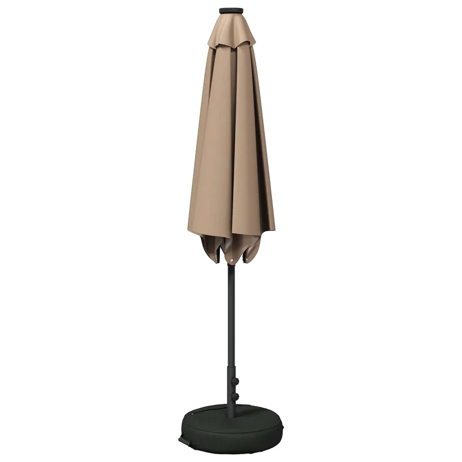 Parasol de jardin avec lumières LED et base 270 x 270 cm - 3