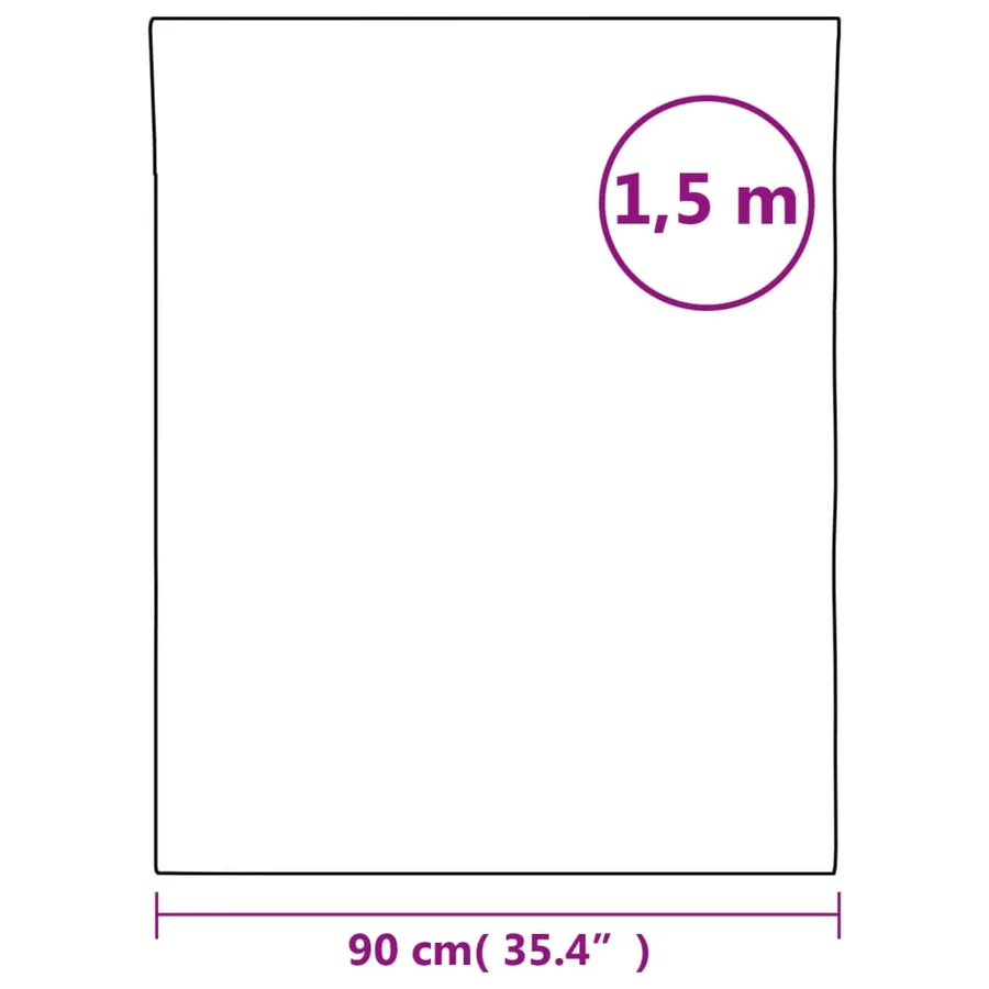 Films de miroir 2 pcs auto-adhésive 90x150 cm PET - 9
