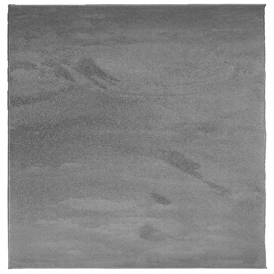 Tapis OVIEDO à poils courts anthracite 200x200 cm - 2