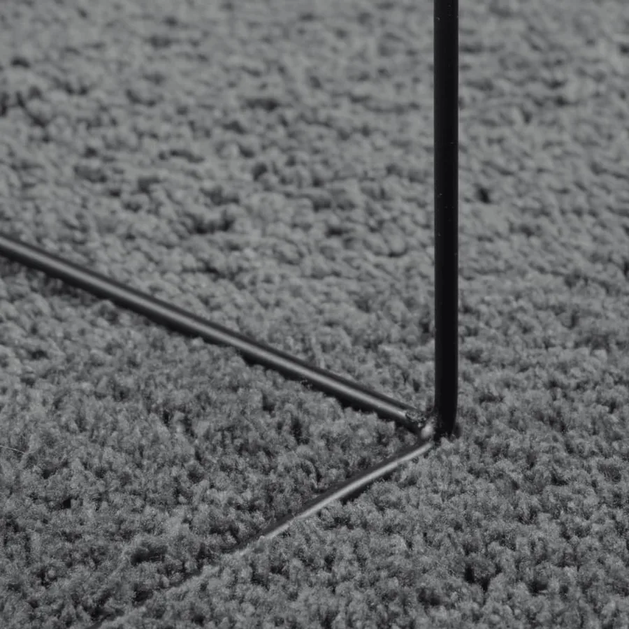 Tapis OVIEDO à poils courts anthracite Ø 120 cm - 8