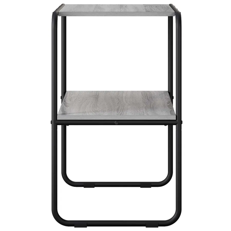 Table console Sonoma gris 80 x 42,5 x 70 cm Bois d'ingénierie - 5