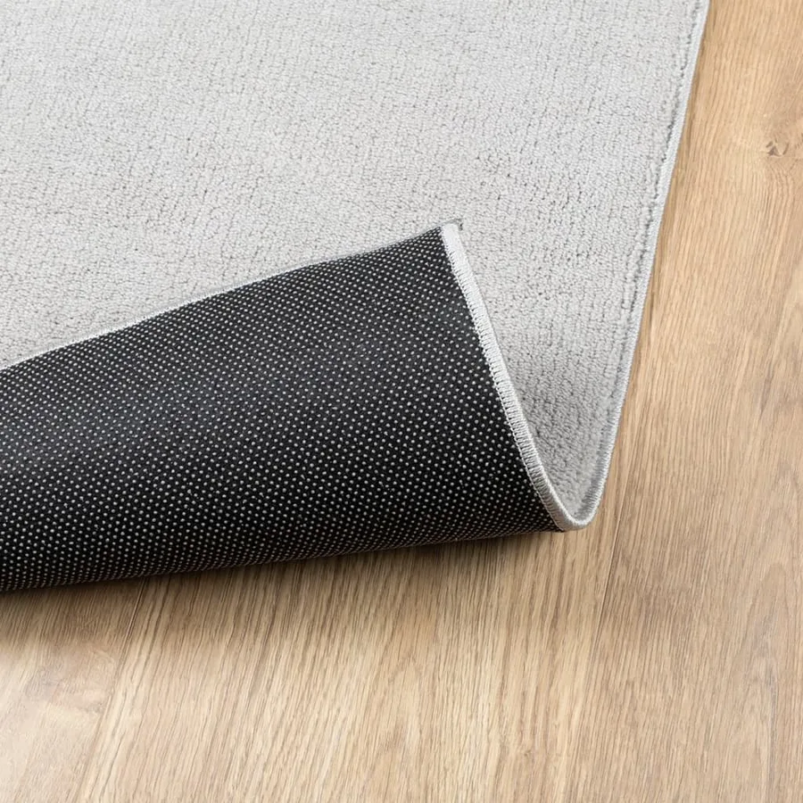 Tapis OVIEDO à poils courts gris 160x230 cm - 5