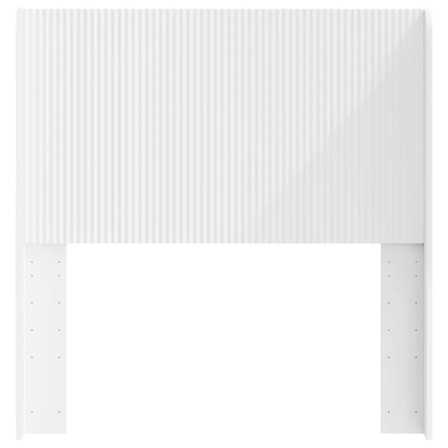 Tête de lit Blanc Bois d'ingénierie - 4